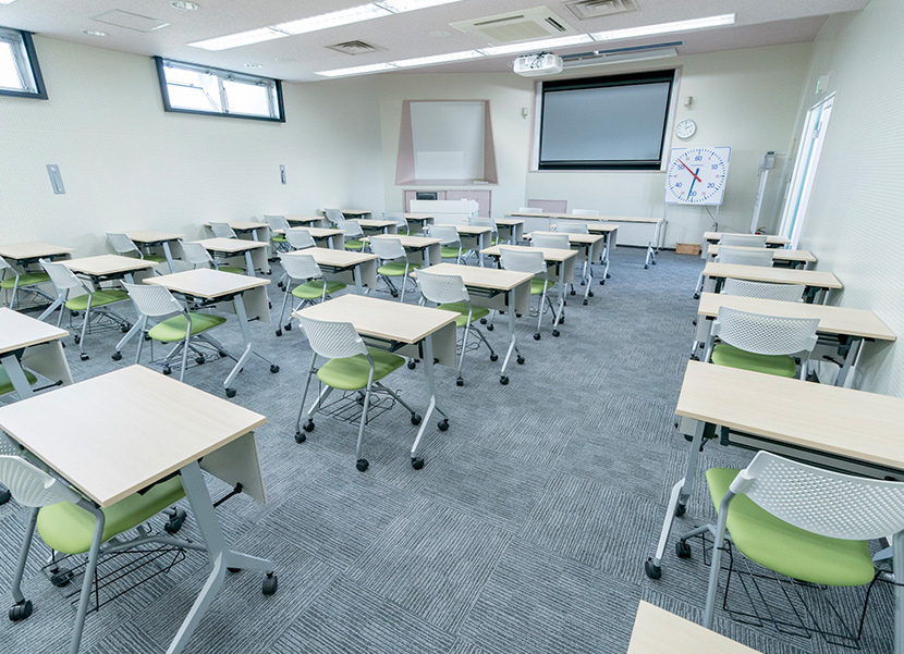 検定時に使用する第二教室