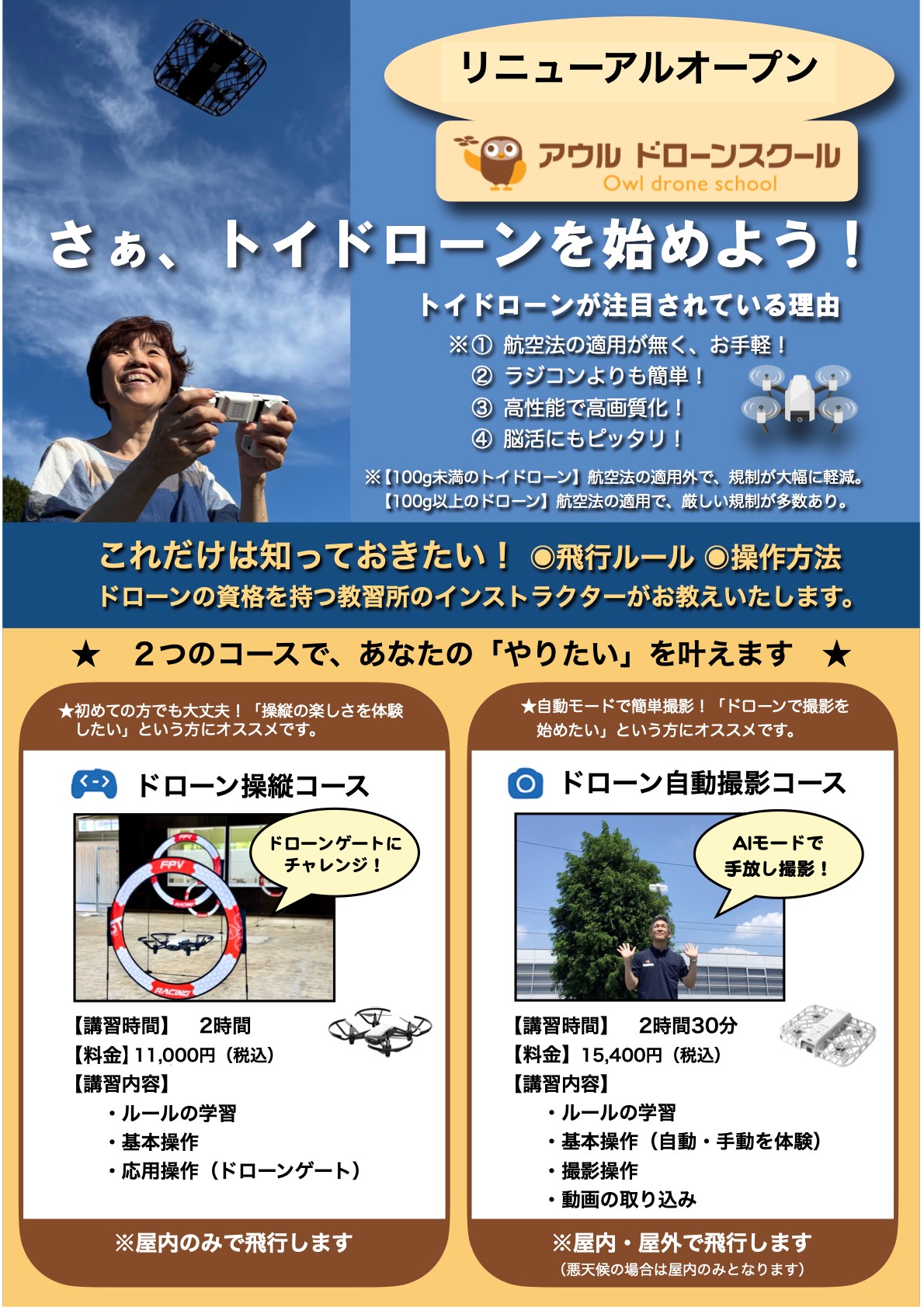 さぁ、トイドローンを始めよう！