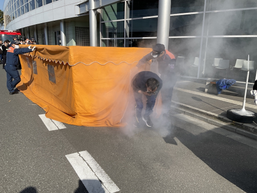 防災訓練実施！